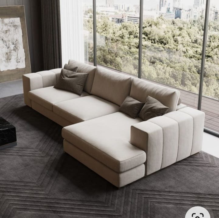 Sierra Cloud Sectional – Modern Beige Sofa with Chaise | Deep-Seating Luxe Comfort Sierra Cloud Sectional – Modern Beige Sofa with Chaise | Deep-Seating Luxe Comfort